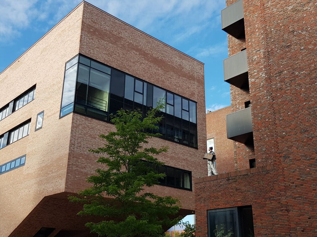 Architekturfoto det Gebäude T und S des Campus der Hochschule Bremerhaven