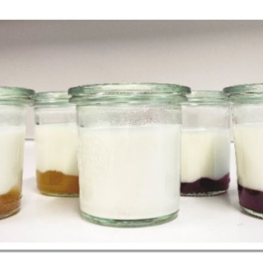Jars with food