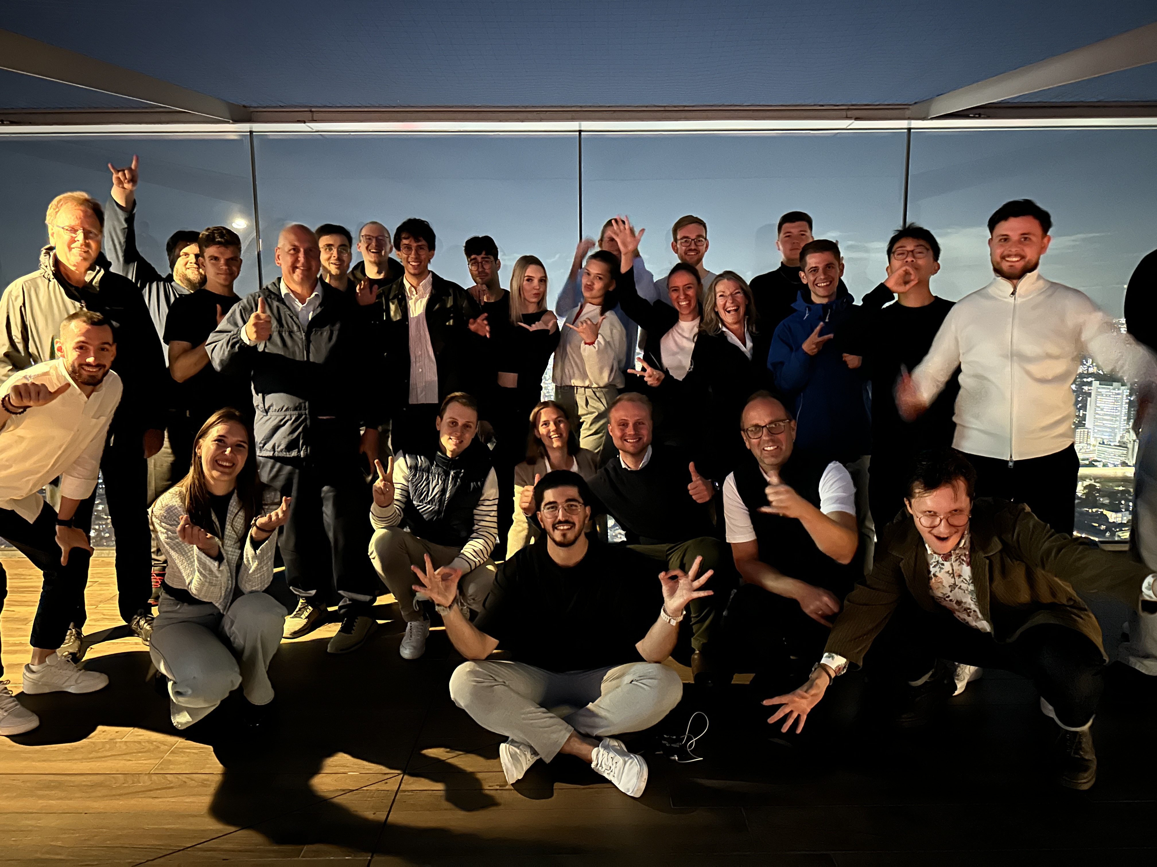 Gruppenbild der TWL-Studierenden